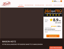 Tablet Screenshot of maison-heitz.com